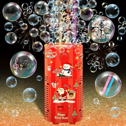 Musical & Lighting Fireworks Bubble Machine