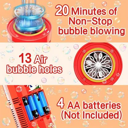 Musical & Lighting Fireworks Bubble Machine