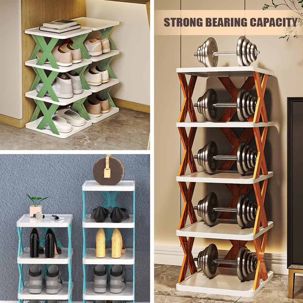 Diy Plastic Stackable Shoe Rack