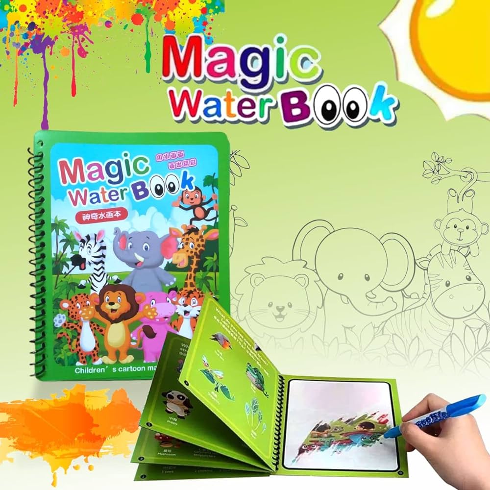 Magic Water Coloring Book