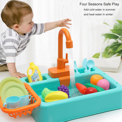 Kids Kitchen Toys Pretend Simulation Dishwasher