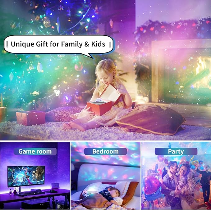 LED Galaxy Projector Night Light