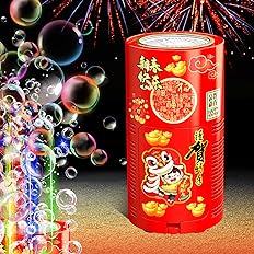 Musical & Lighting Fireworks Bubble Machine