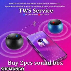 Portable Wireless Bluetooth Speaker with Extra Bass & Metal Build