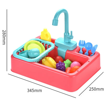 Kids Kitchen Toys Pretend Simulation Dishwasher