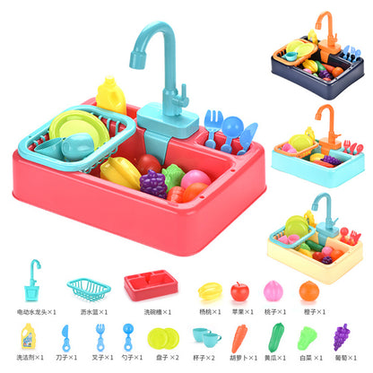 Kids Kitchen Toys Pretend Simulation Dishwasher