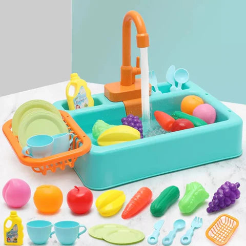 Kids Kitchen Toys Pretend Simulation Dishwasher