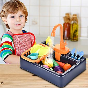 Kids Kitchen Toys Pretend Simulation Dishwasher