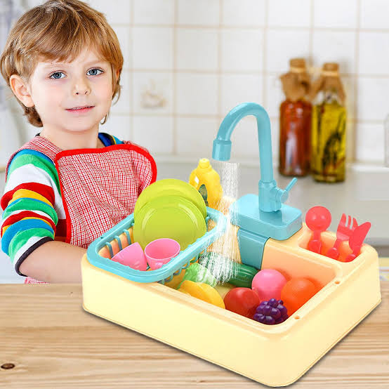 Kids Kitchen Toys Pretend Simulation Dishwasher