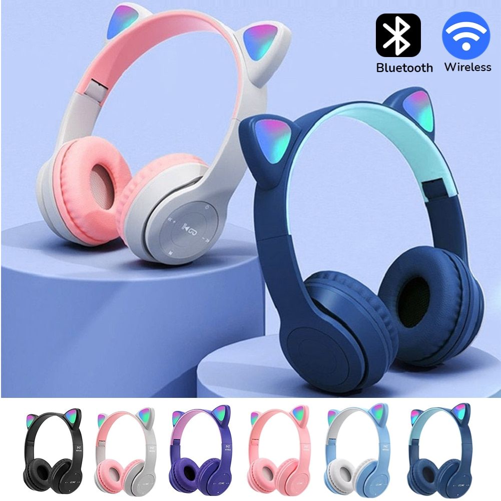 Wireless Cat Ear Bluetooth Headphones