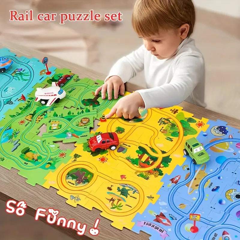 Mind-Maze Puzzle Track For Kids (25pcs)