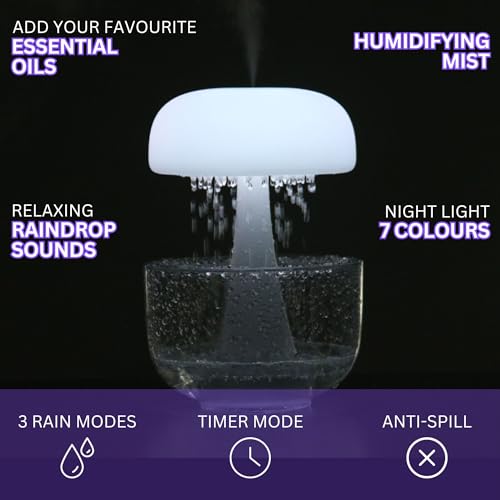 Mushroom Rain Cloud Humidifier