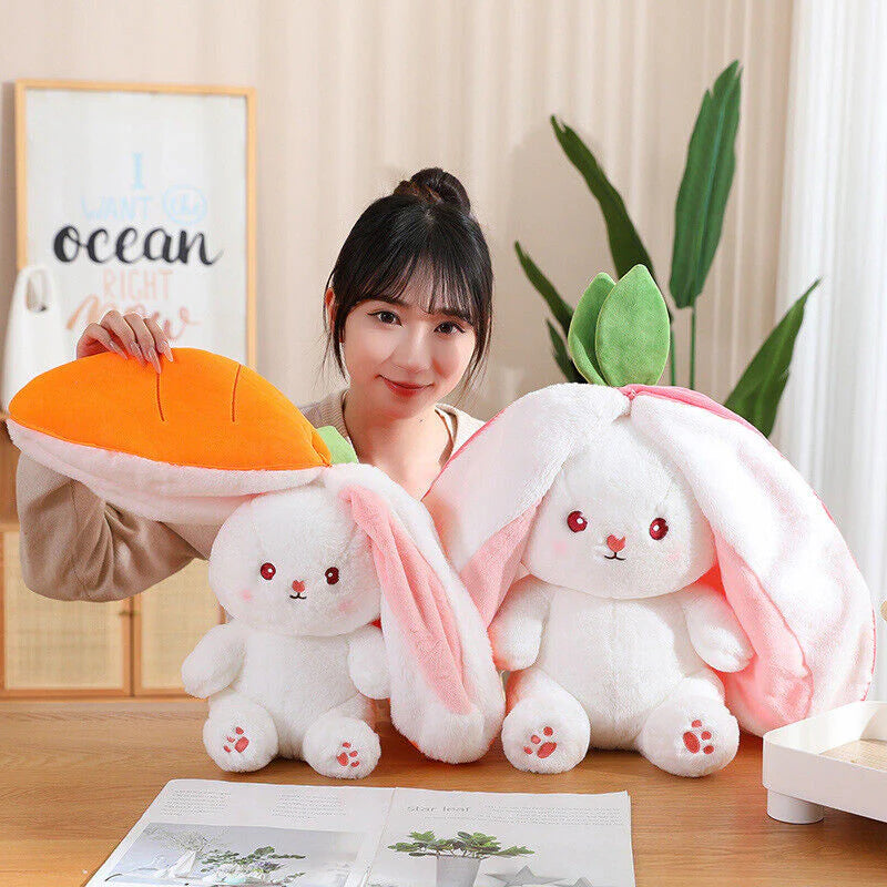 Cute Reversible Bunny Pillow